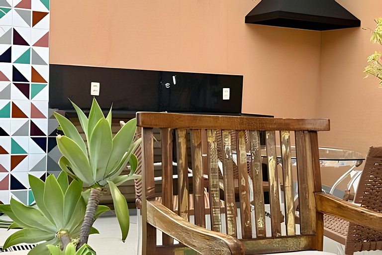 Apartamento duplex com vista privilegiada, piscina, vaga de