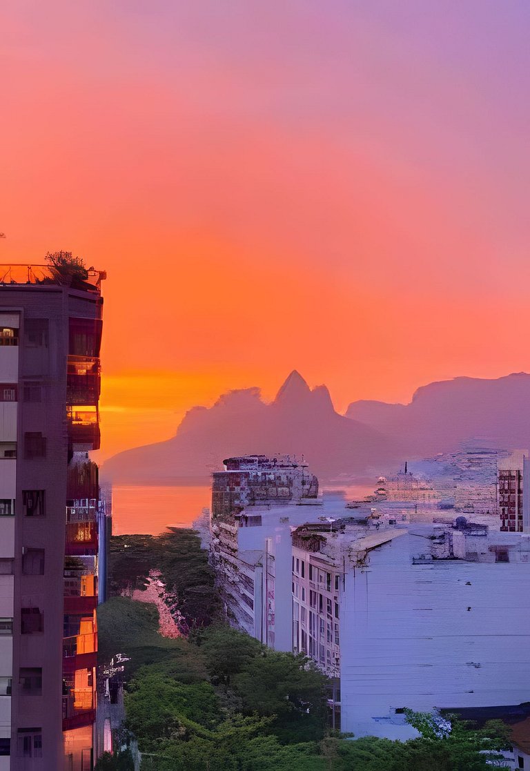 Cobertura Arpoador com piscina, garagem, serviços e seguranç