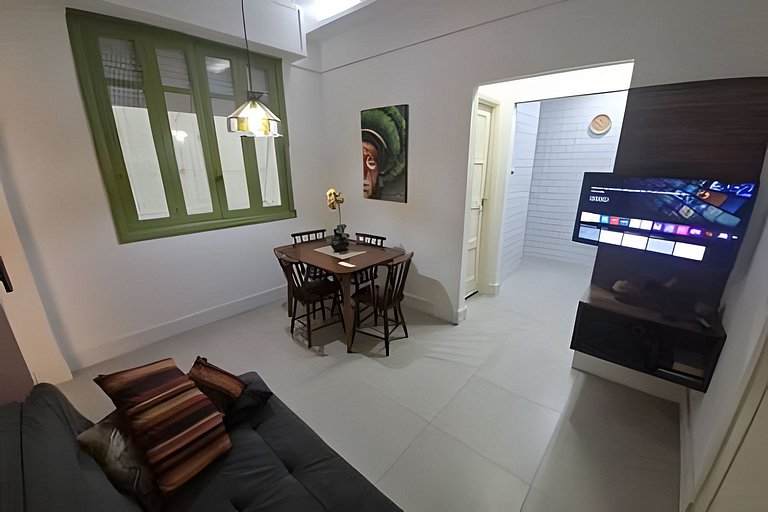 Refúgio acolhedor com charme retrô
