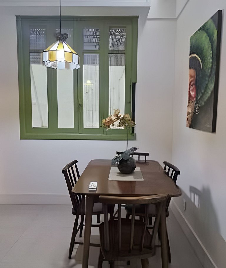 Refúgio acolhedor com charme retrô