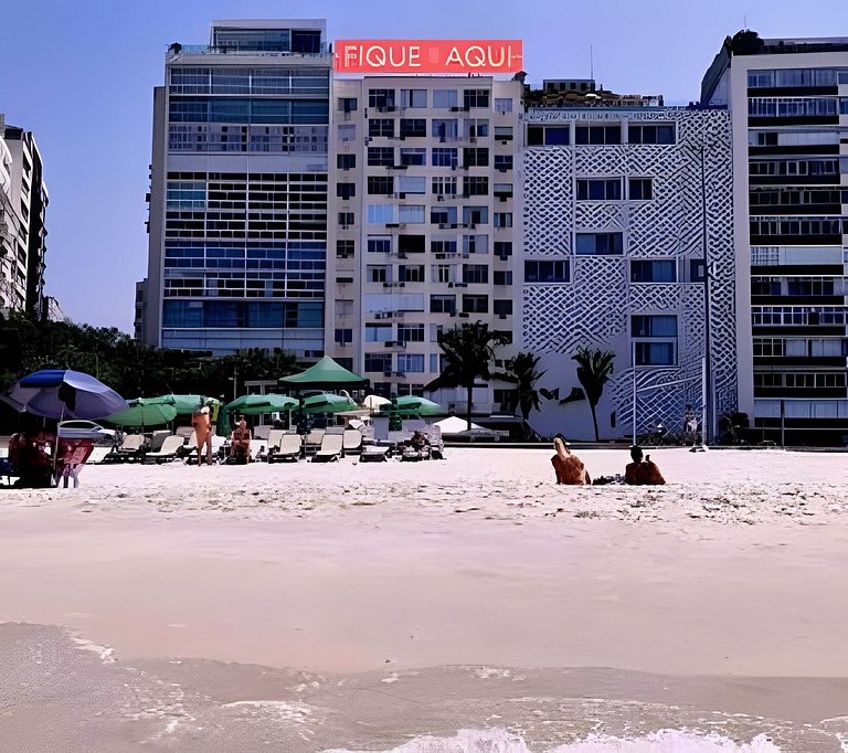 Studio Pé na Areia em Copacabana