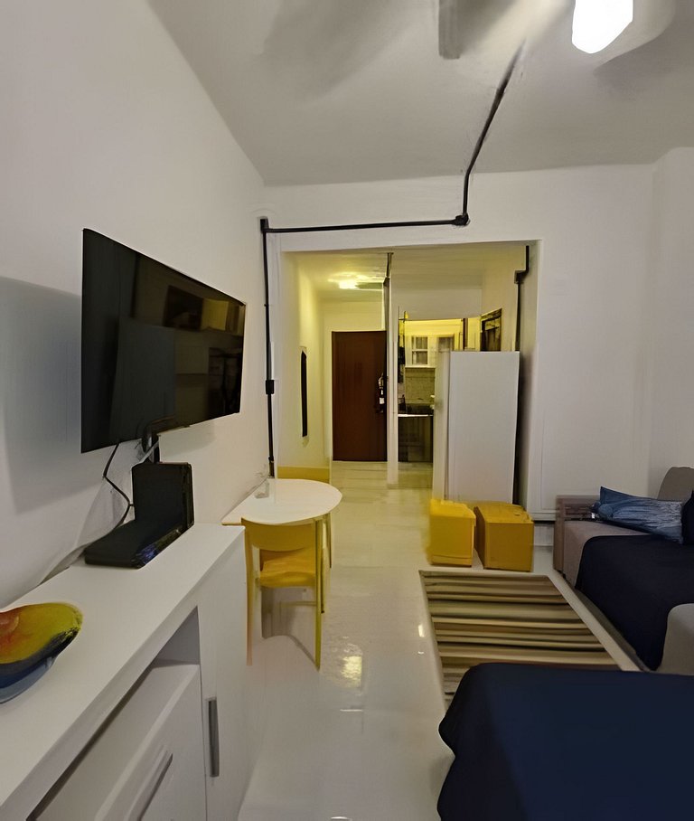 Studio Pé na Areia em Copacabana
