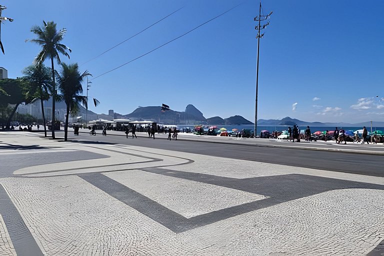 Studio Pé na Areia em Copacabana