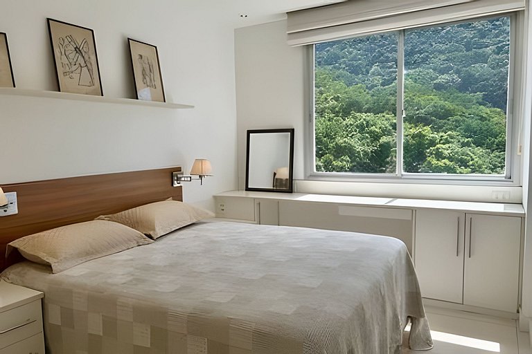 Apartamento de 2 quartos com vista para o Cristo