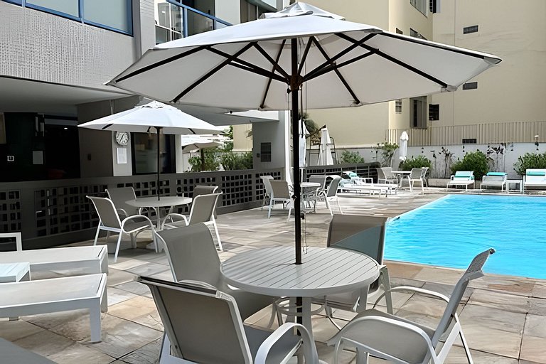 Apartamento de 2 quartos com vista para o Cristo