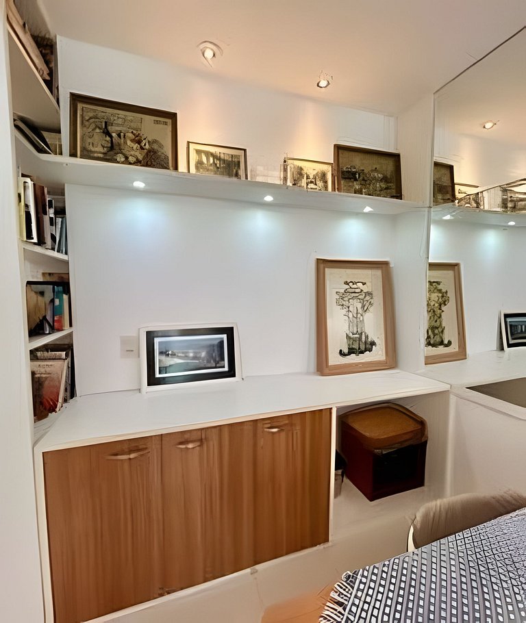 Apartamento de 2 quartos com vista para o Cristo