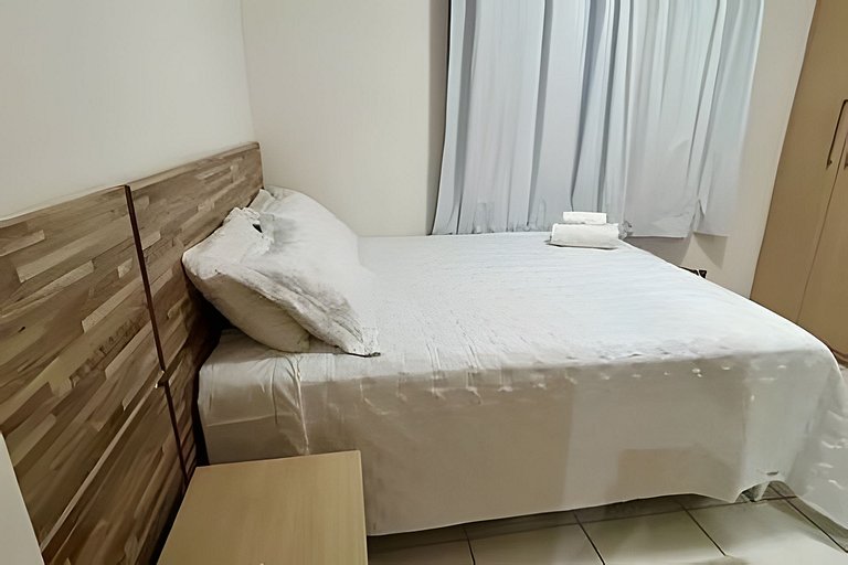 Aconchegante cobertura com área externa