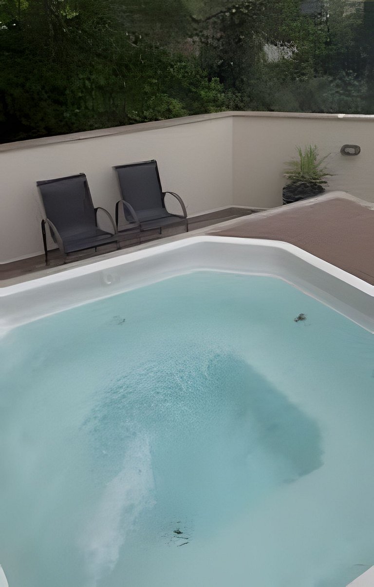 Conforto, hidromassagem e tranquilidade em um só lugar